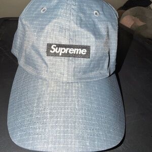 Supreme Light Blue Logo Cap